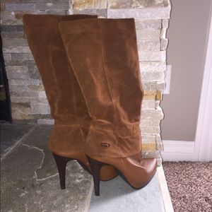 Dereon Tall, platform heeled boots